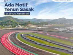 ADA MOTIF TENUN SASAK DI SIRKUIT MANDALIKA