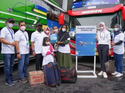 SIG Berangkatkan 990 Pemudik ke Jawa Tengah dan Jawa Timur