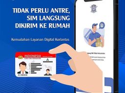 Duduk Manis di Rumah, SIM Diantar Petugas
