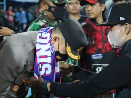 Aremania Apresiasi Polri atas kelancaran pertandingan Arema FC Versus PSIS Semarang