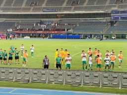 Timnas Indonesia bermain bagus namun belum berhasil memenangkan pertandingan melawan Yordania