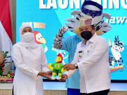 Luncurkan Maskot, Khofifah: Momen Kebangkitan Prestasi Olahraga dan Ekonomi