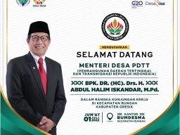 Menteri Desa Tinjau Implementasi PP 11 transformasi eks PNPM  menjadi BUMDESMA Bungah Gresik