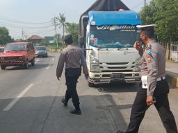 Kesembuhan PMK di Pasuruan 35 Persen, Polres Pasuruan Kota Terus Lakukan Pengecekan Mobilitas Hewan Ternak