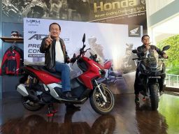 Skutik Penjelajah Semakin Berkelas,  Honda ADV 160 Resmi Diluncurkan di Jatim