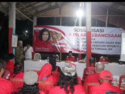 Sosialisasi 4 Pilar Kebangsaan Indah Kurnia, Adi Sutarwijono Angkat Nilai Gotong Royong