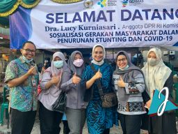 Edukasi Hidup Sehat, Lucy Kurniasari Sosialisasikan Germas