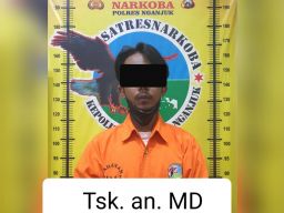 Polres Nganjuk tangkap Dua pengedar dan Amankan Puluhan Ribu Pil Koplo dan Paket Sabu