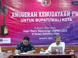 Anugerah Kebudayaan PWI Pusat 2023, PLT Bupati/Walikota Tidak Bisa ikut