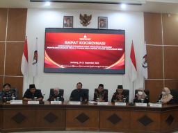 KPU Jatim Sinkronkan Program dan Anggaran Tahapan Pemilu TA 2022 dengan KPU Kabupaten/Kota