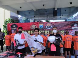 Polres Kediri Berhasil Mengamankan 15 Tersangka Penganiayaan Antar Perguruan Silat