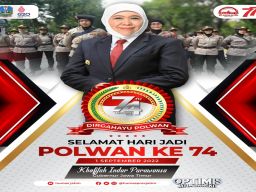 HUT Polwan Ke-74, Gubernur Khofifah Berharap Polwan Mendapat Porsi untuk Menduduki Jabatan Strategis