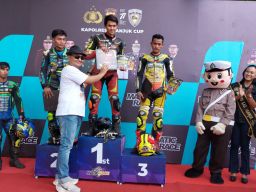 Lomba Balap Motor Piala Kapolres Nganjuk 2022, Diikuti Pebalap Nasional
