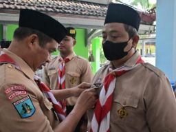 Wabup Madiun Lantik Pengurus Pramuka Kwarran Pilangkenceng Periode 2022-2025