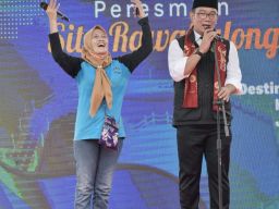 Ridwan Kamil Resmikan Situ Rawa Kalong Hasil Revitalisasi