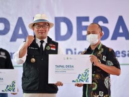 Gubernur Ridwan Kamil Luncurkan Tapal Desa, Digitalisasi Lumbung Padi Antisipasi Krisis Pangan