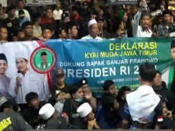 Sidoarjo Bersholawat dan Deklarasi Kyai Muda Jawa Timur Dukung Ganjar Pranowo Presiden RI 2024