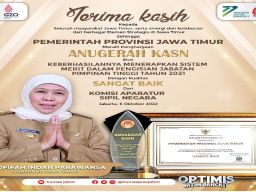 Pemprov Raih Nilai Tertinggi Anugerah Kualitas Pengisian Jabatan Pimpinan Tinggi
