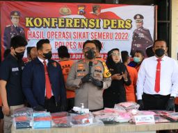 Operasi Tumpas Narkoba dan Sikat Semeru 2022 Usai, Kapolres Nganjuk: Jangan Coba Merusak Tatanan