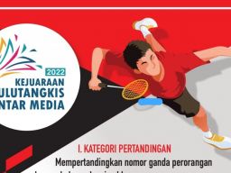 Kejuaraan Bulutangkis Antar Media Kembali Bergulir
