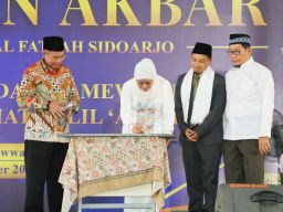 Gubernur Khofifah Resmikan Asrama Putra Ponpes Al Fattah Sidoarjo