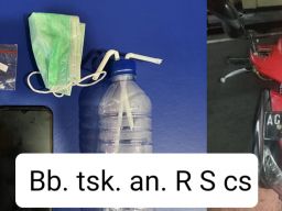 Polres Nganjuk Amankan Residivis Kasus Narkoba Saat Asyik Pesta Sabu