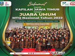 Jatim Sukses Boyong Gelar Juara Umum MTQ Nasional ke-29