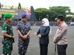 Lima Arahan Gubernur Khofifah Saat Apel Kesiapsiagaan Bencana bersama Forkopimda Jatim