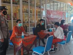 Cegah Penyebaran Covid-19 Omicron Subvarian XBB Polres Tulungagung Kembali Gelar Vaksinasi