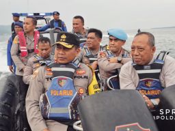 Hari Kedua KTT G20 , Kapolda Jatim Pimpin Patroli Laut di Selat Bali