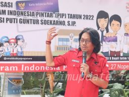 Budi Leksono Sosialisasi Pencairan Beasiswa PIP Kepada 42 Orang Penerima Manfaat