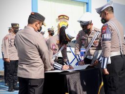 Kapolres Nganjuk Instruksikan Jajaran Lantas Kedepankan Edukasi Saat Temui Pelanggaran Lalu Lintas