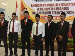 Bawaslu Nganjuk Ikut Awasi Tahapan Verifikasi Faktual Keanggotaan Partai Calon Peserta Pemilu 2024