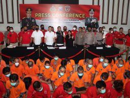 74 Tersangka Curanmor Berhasil Diamankan Polrestabes Surabaya