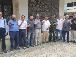 Danrem 084 Baskara Jaya  Bernostalgia di PWI Jatim