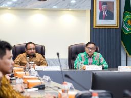 Pimpinan Baru Badan Pengelola Keuangan Haji Berkunjung ke kantor Kementerian Agama