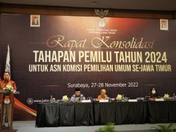 KPU Jatim Bekali Pedoman Kode Etik Dan Perilaku Bagi ASN Sekretariat Penyelenggara Pemilu