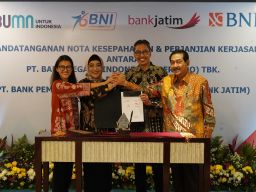 Kolaborasi Bank Jatim dan BNI Tingkatkan Layanan Perbankan Digital