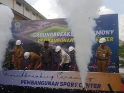 Pemerintah Desa Yosowilangun  Gresik Tarik Investor Bangun Sport Center Buyos senilai Rp7 miliar