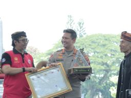 Kapolresta Malang Kota Terima Predikat Sebagai Bapak Pemajuan Budaya