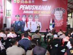 Dua Juta Rokok Ilegal Dimusnahkan Di Batu