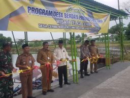 DPMD Gresik Launching Dua KED Berbasis Wisata Telaga di Desa Domas dan Desa Cerme Kidul