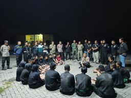 Di Gresik, Para Pesilat Diajak Jaga Natal dan Tahun Baru Bersama TNI dan POLRI