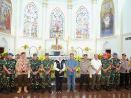 Perayaan Natal  di Jatim Aman dan Khidmat