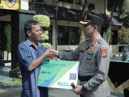 65 Sopir Angkot Dapat Bantuan Kartu BPJS Dari Polresta Malang