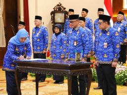 Pengukuhan Dewan Pengurus KORPRI Jatim, Simbol Pemersatu Bangsa Dan Penggerak Pembangunan
