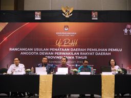 KPU Jatim Gelar Uji Publik Tiga Rancangan Penataan Dapil Pemilihan Anggota DPRD Provinsi Jawa Timur