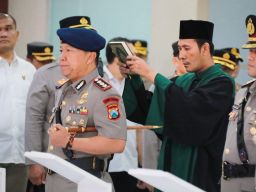 Kapolda Jatim Pimpin Upacara Serah Terima Jabatan Pejabat Polda dan Kapolres Jajaran
