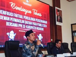Bawaslu Himbau KPU Kabupaten Nganjuk Lakukan Verifikasi Faktual Dukungan DPD RI Sesuai Prosedur
