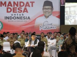 Di Kampung Coklat Blitar, Cak Imin Mengaku Tak Tahu Ada Pertemuan Prabowo Dan Khofifah